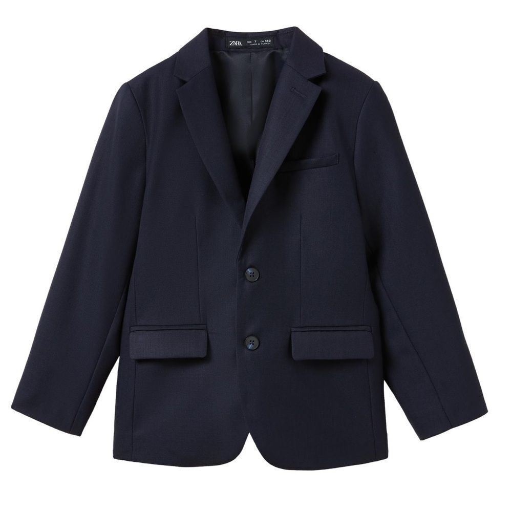 ZARA BUGELLA WOOL BLEND KIDS SUIT JACKET